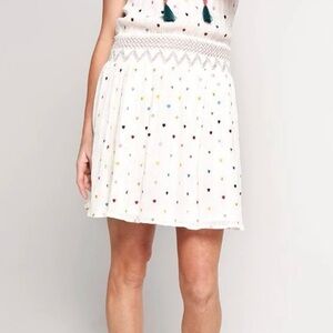 Bell by Alicia Bell embroidered heart mini skirt